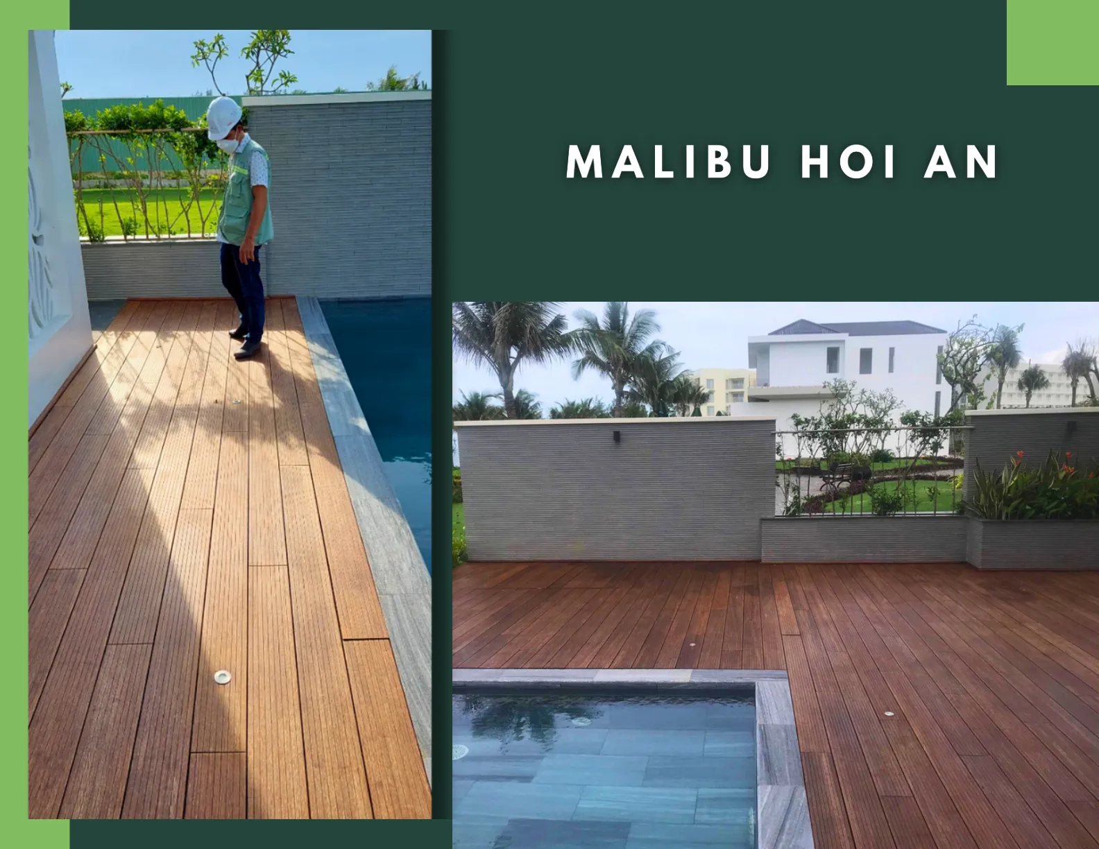 Resort Clubhouse — Bamboo Decking & Structural Beams