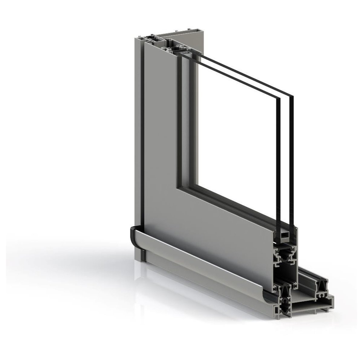 GOS S110 HD — Cửa trượt lùa siêu tải trọng 400kg Panorama