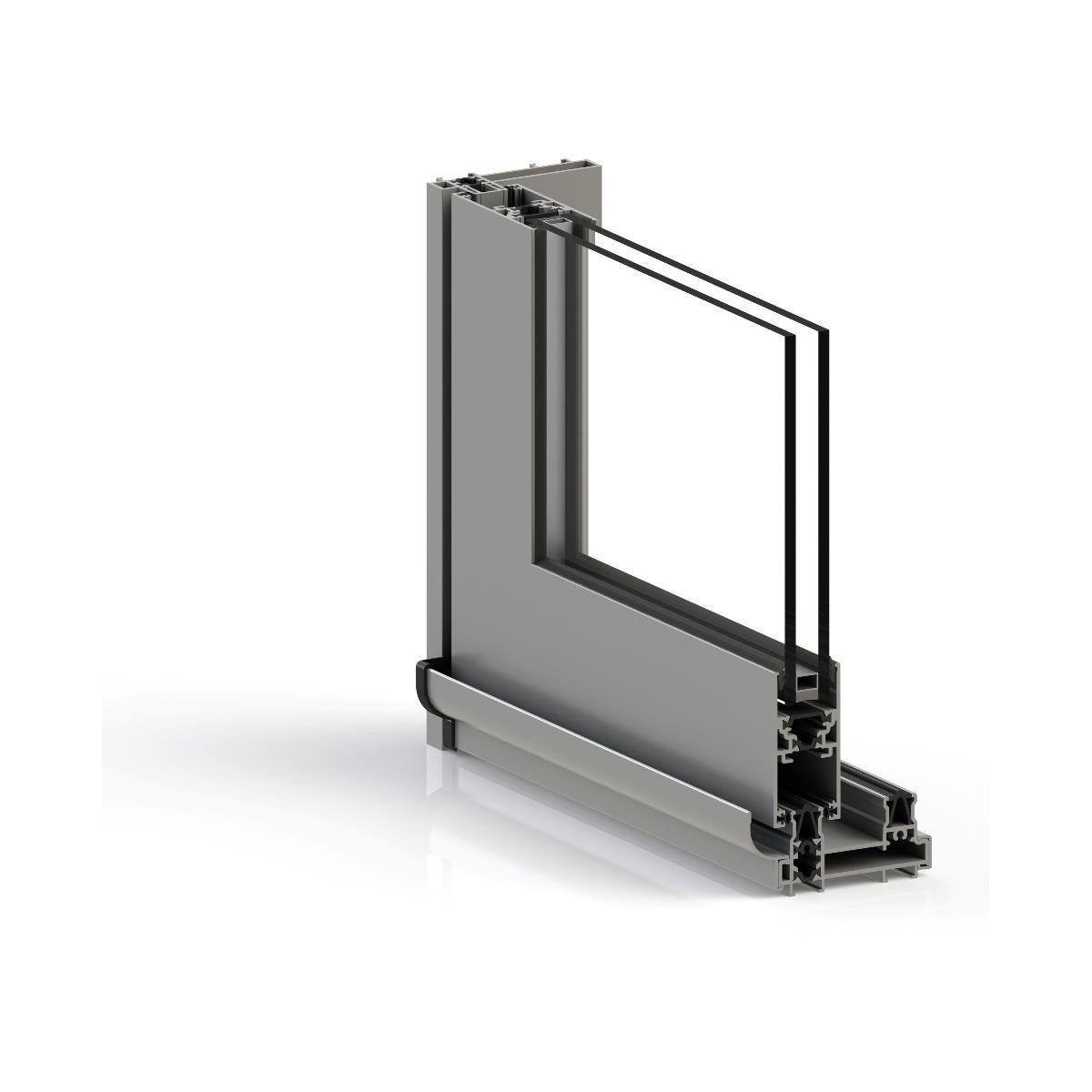 GOS S84 — Cửa trượt lùa nhôm cầu cách nhiệt ngắt nhiệt T-REX®