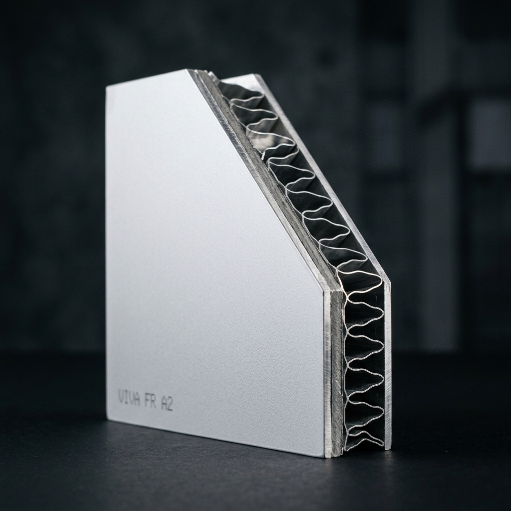 VIVA FR A2 Aluminium Corrugated Core Panel (ACCP)