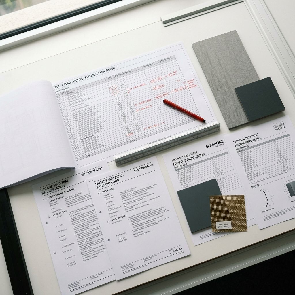 How to Prepare a BOQ and Material Specification Package for Premium Facade Projects