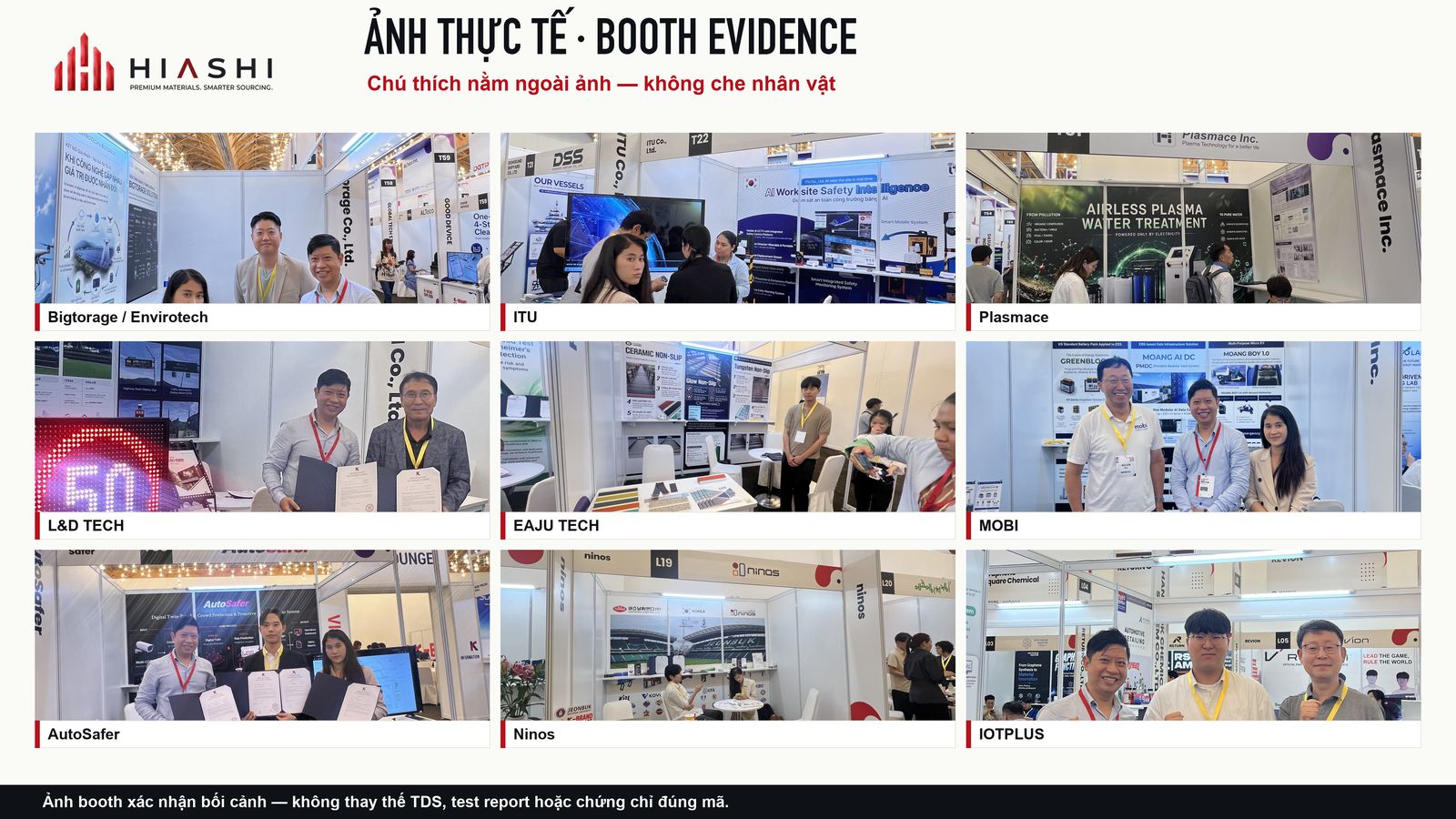 Các booth công nghệ quan sát tại K-Brand Expo 2026