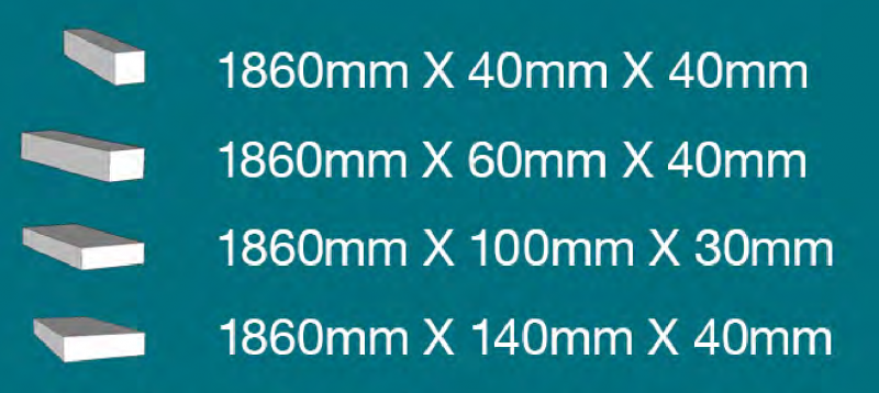 rebo-louver-dimension